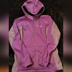 Purple and Gray Klim Hooded Jacket